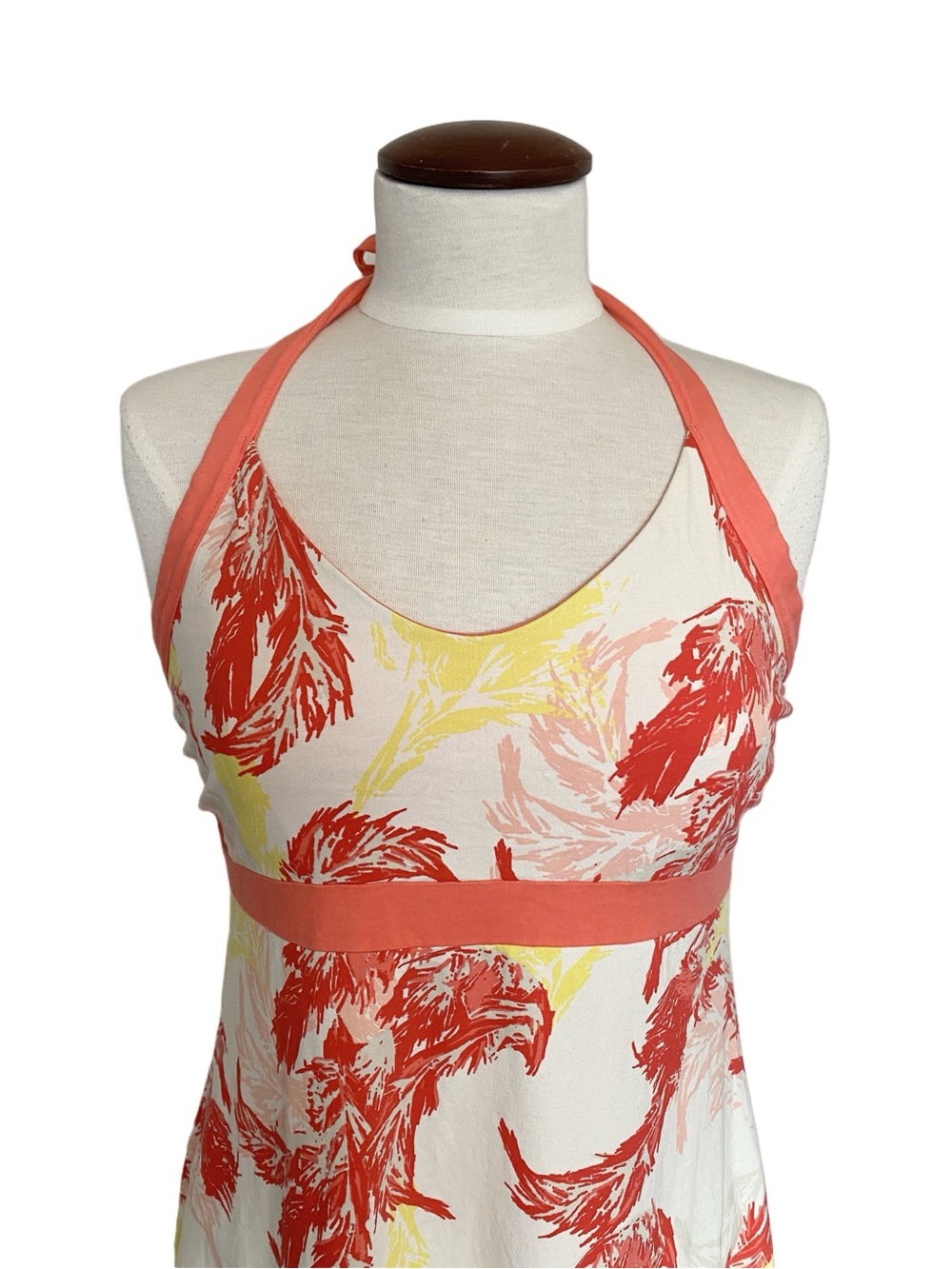 Patagonia Iliana Halter Dress Sz L Organic Cotton Blend - Picture 4 of 9